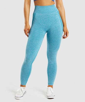 Legginsy Damskie Gymshark Flex High Waisted Niebieskie | PL 2287NWY